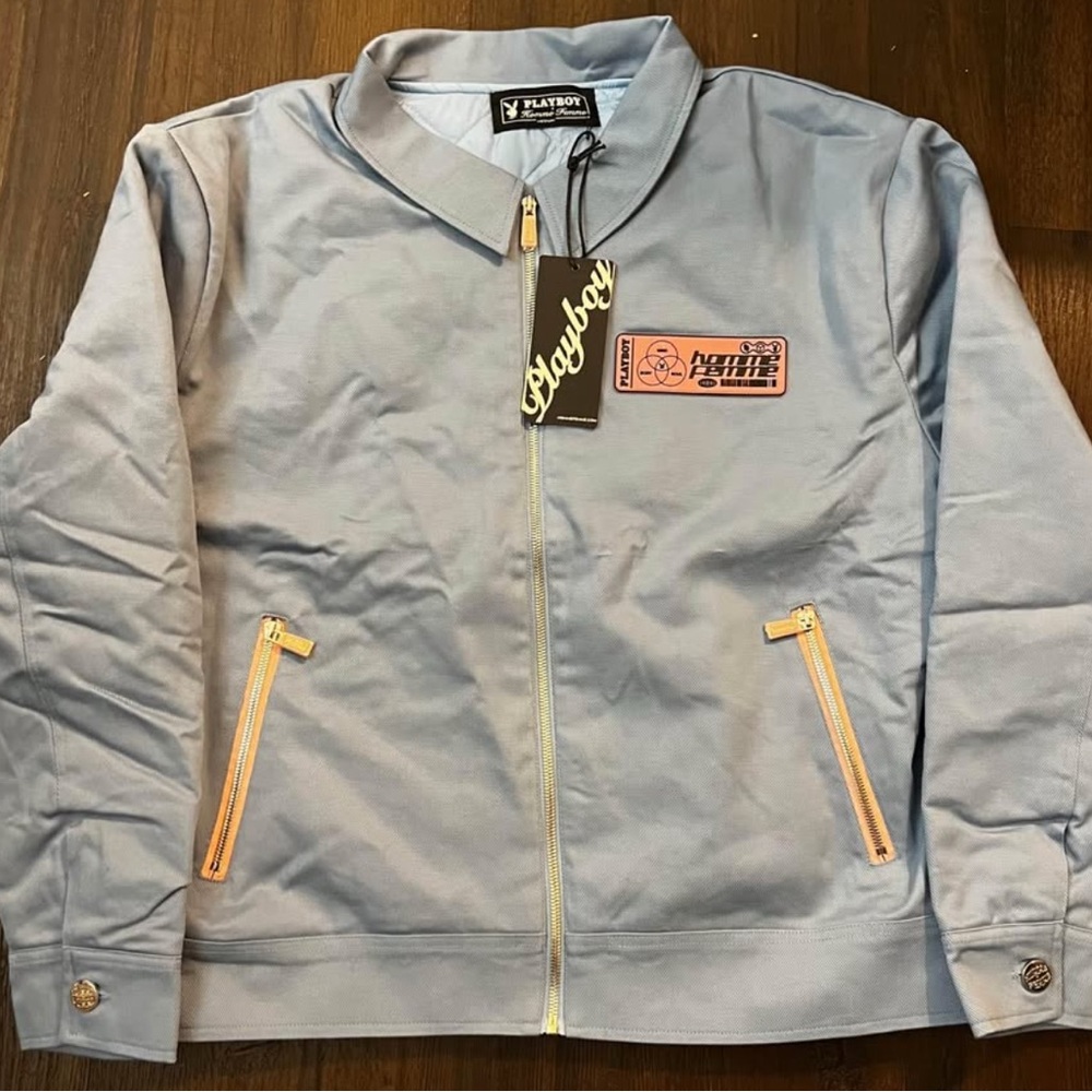 Playboy Gray Bomber Jacket